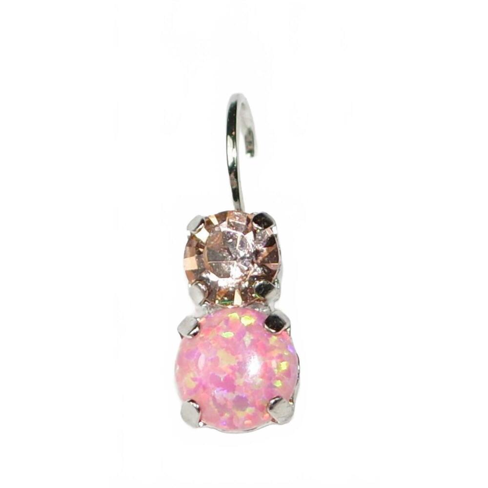 NEW MARIANA women's magic earrings in amber/  pink